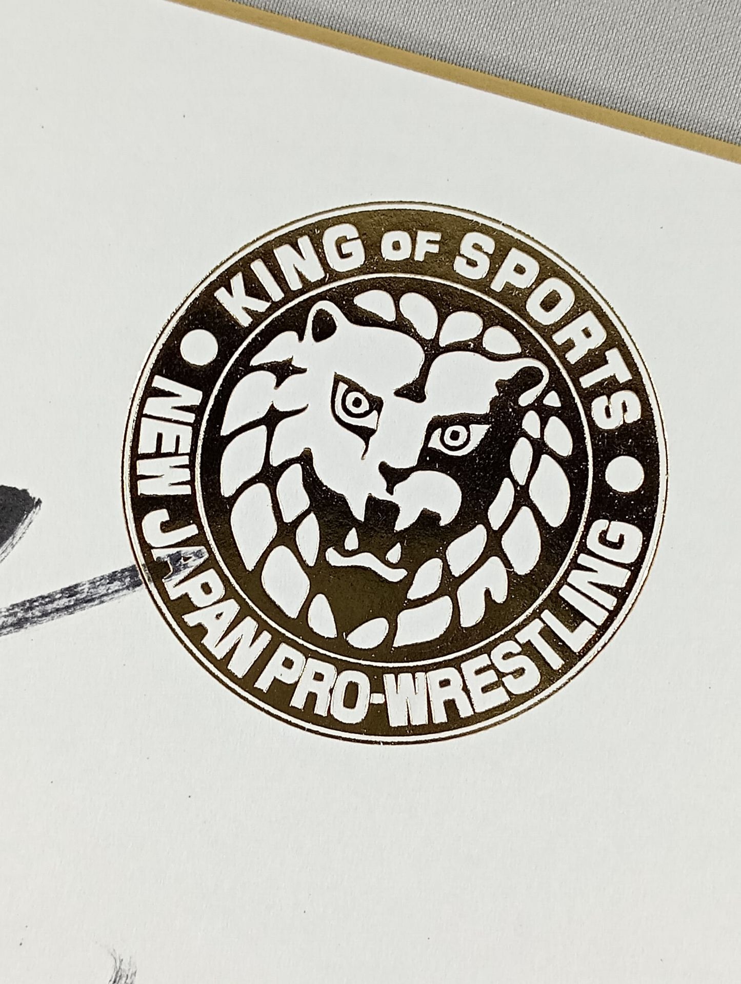 Togi Makabe &Hirooki Goto ( Lion Mark Shikishi ( Autograph board ) )