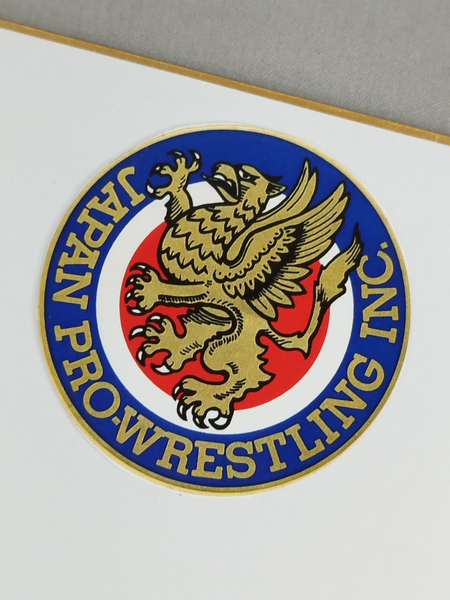大塚直樹&竹田勝司(ジャパンプロレスステッカー貼付)