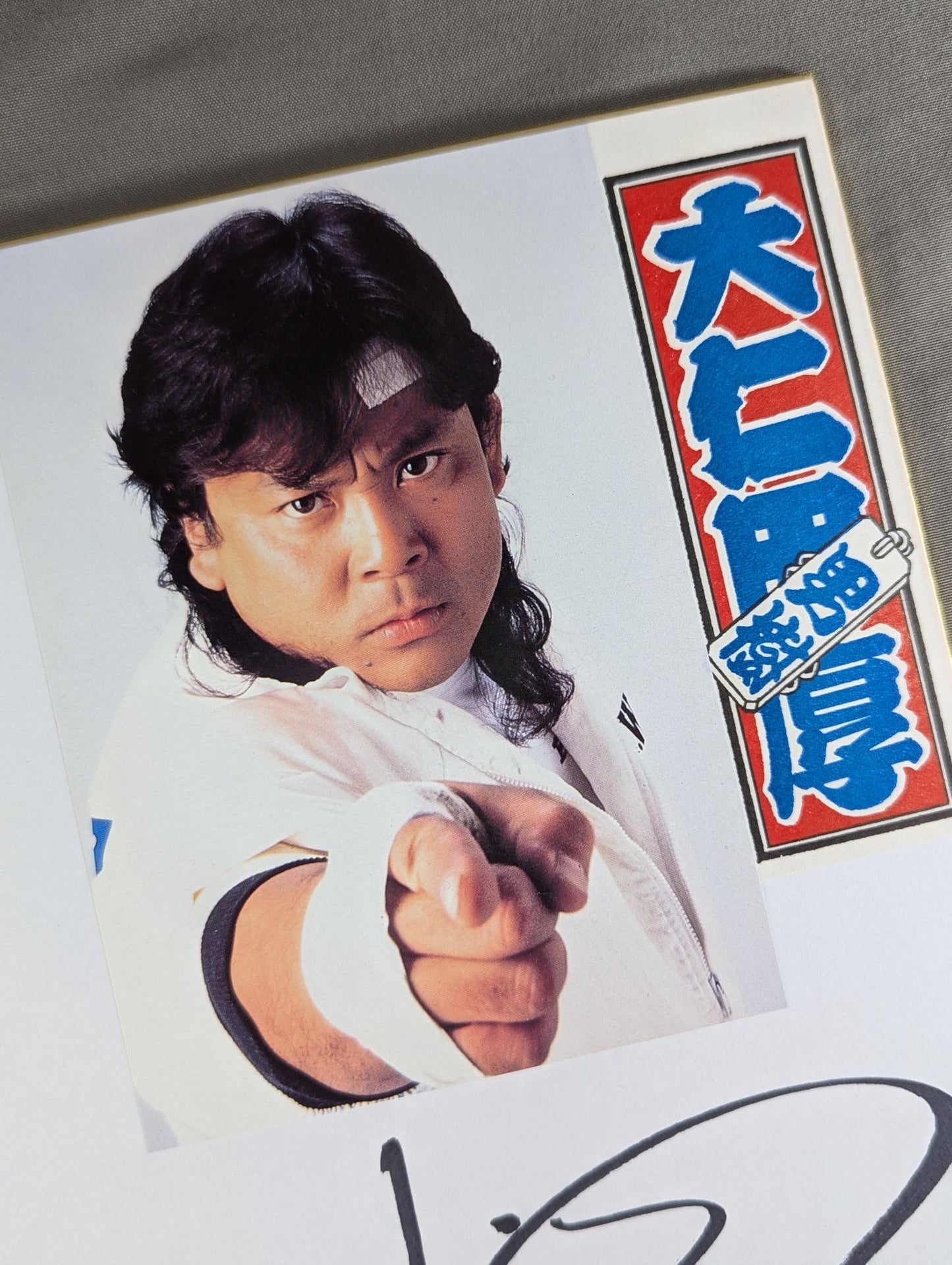Atsushi Onita & Great NitaSticker / photosticker attached)