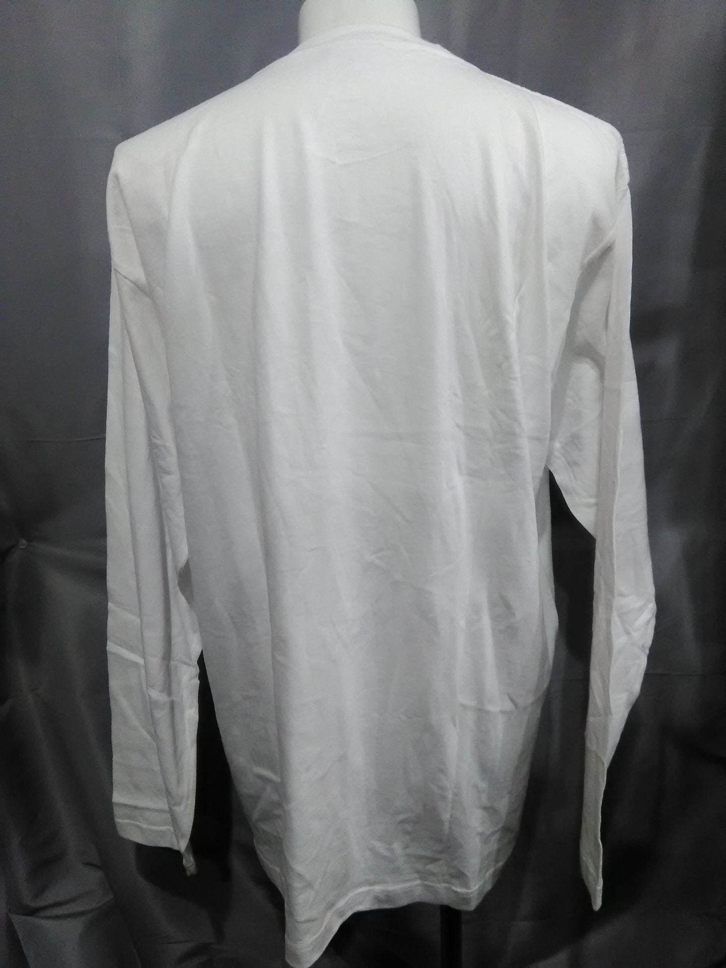 長州力「SCORPION DEATH LOCK」ロングTシャツ(ホワイト)