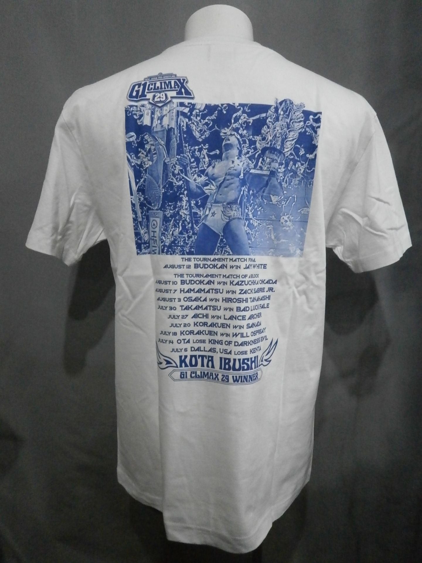 飯伏幸太「G1 CLIMAX 29 優勝記念」Tシャツ