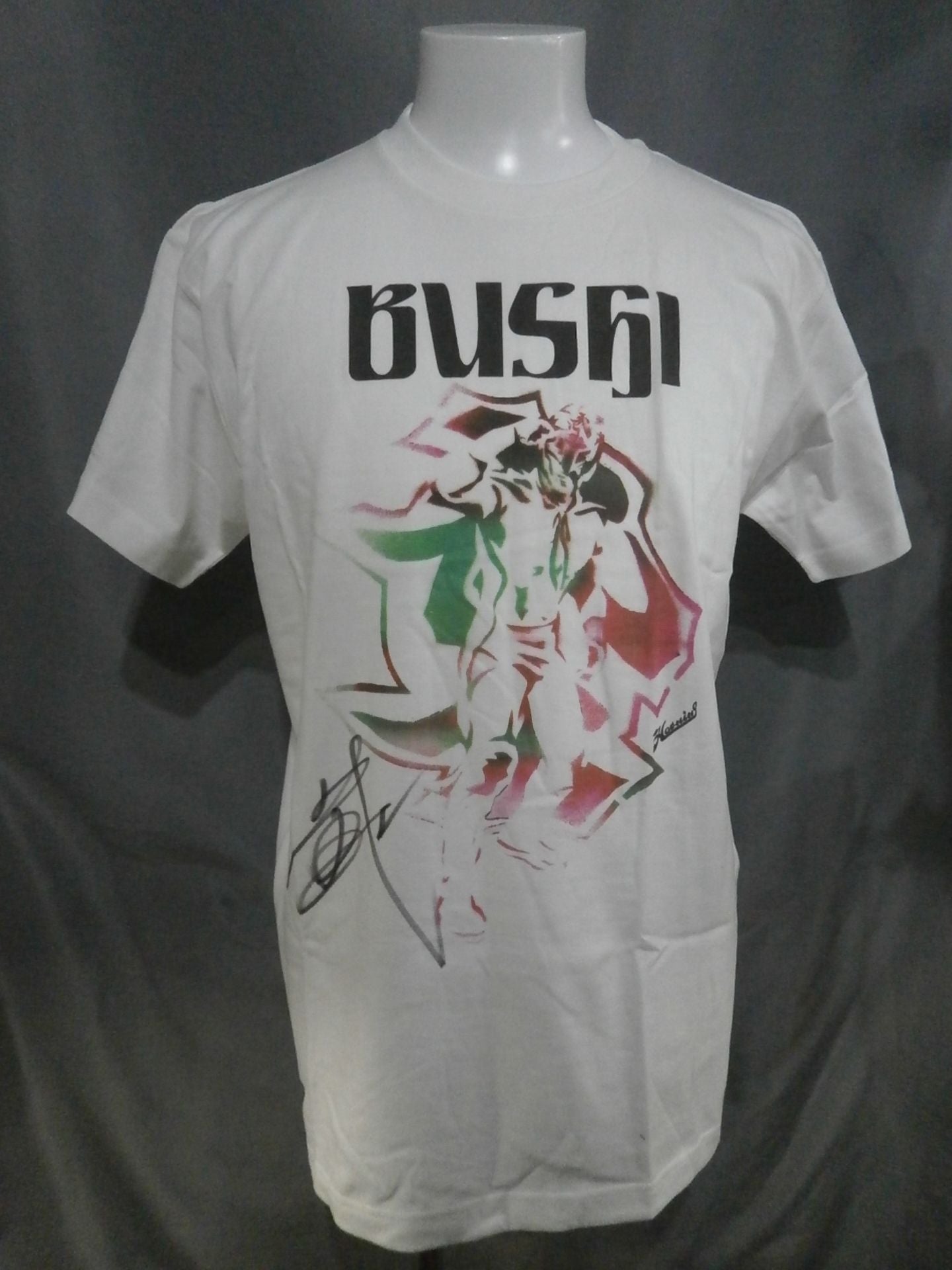 【hand signed autograph】 BUSHI ×HAOMING Collaboration T-shirt