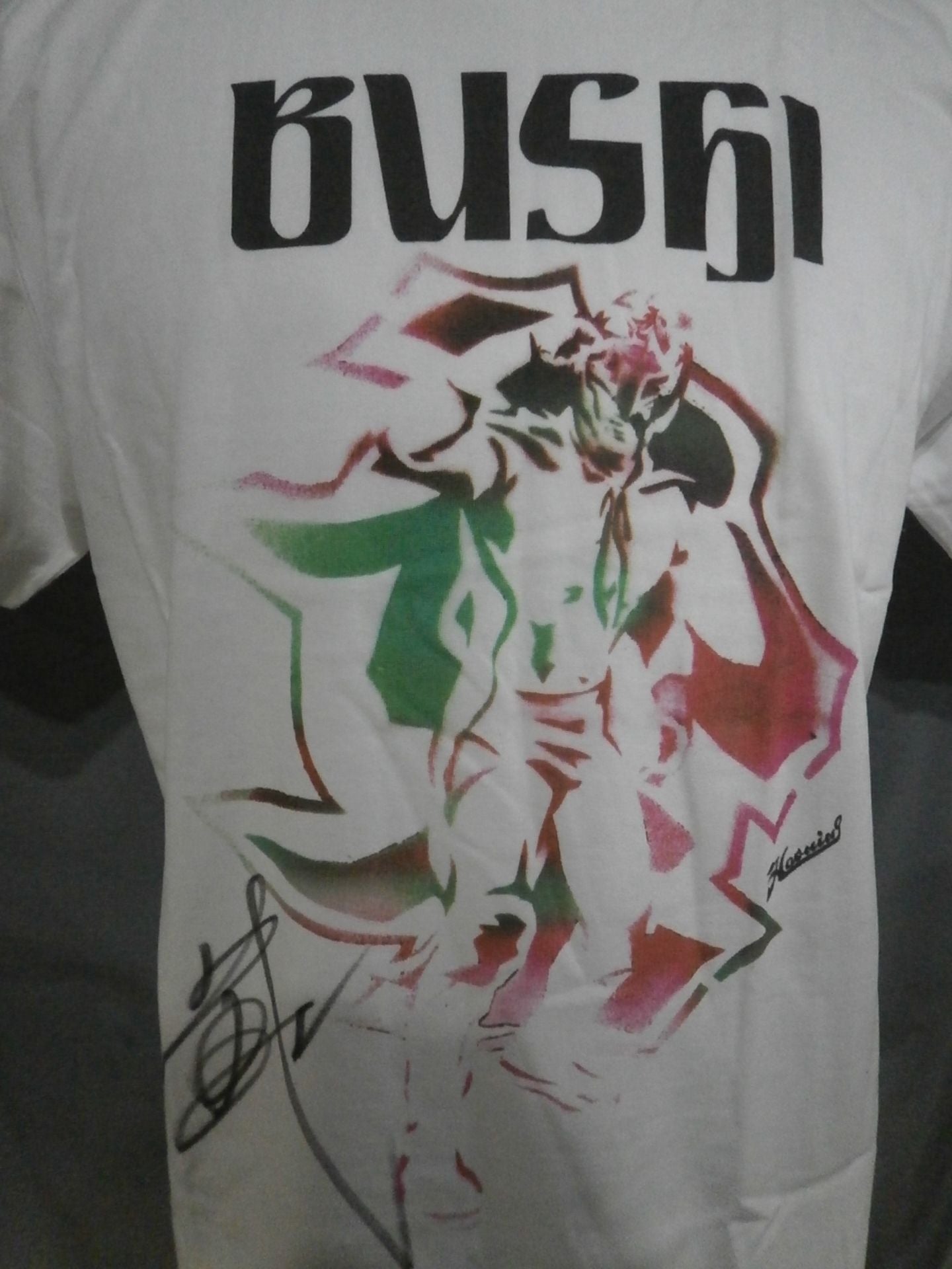 【hand signed autograph】 BUSHI ×HAOMING Collaboration T-shirt