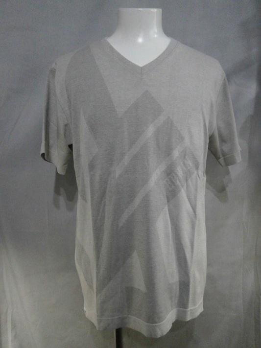 Hiroshi Tanahashi ×EDWIN V-Neck Jacquard T-Shirt (Gray)