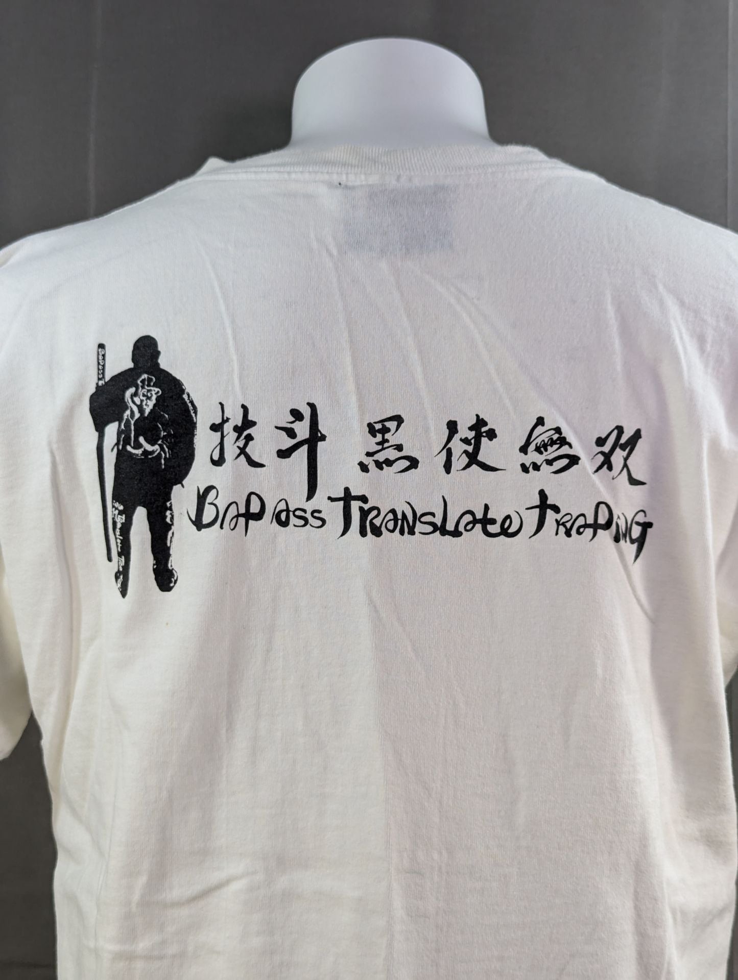 黒使無双「Pure PROWRES LOVE」Tシャツ(ホワイト×ブラック)