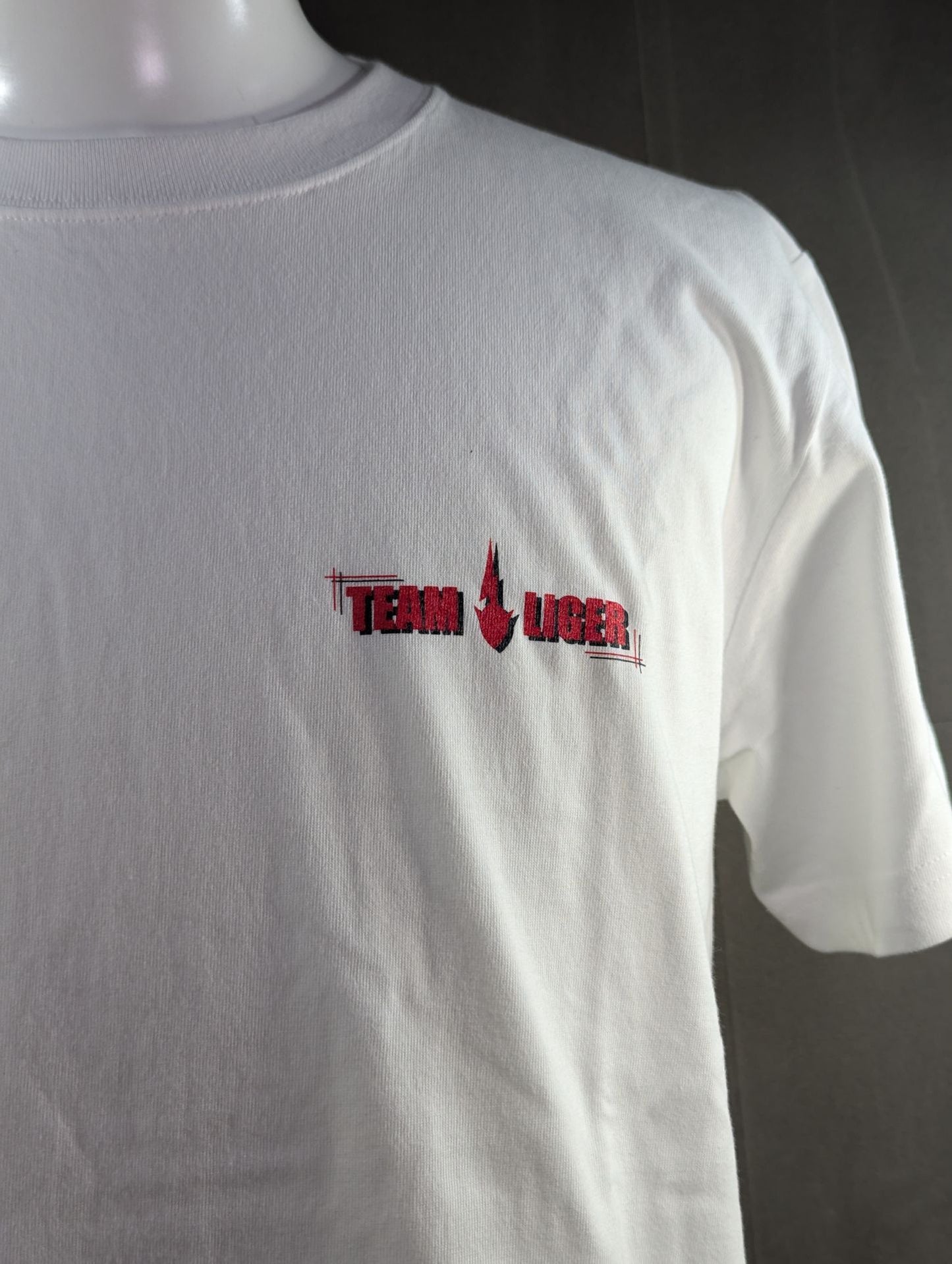Jushin Thunder Liger  Channel "TEAM LIGER" T-shirt (White)