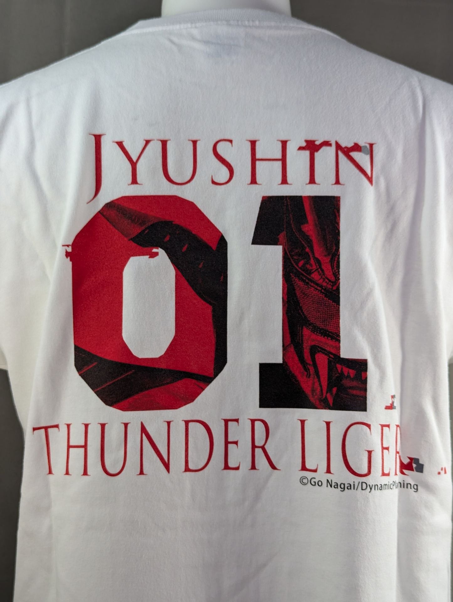 Jushin Thunder Liger  Channel "TEAM LIGER" T-shirt (White)