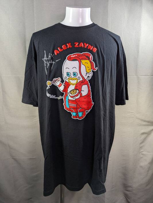 【直筆サイン入り】アレックス・ゼイン Tシャツ③(ブラック)