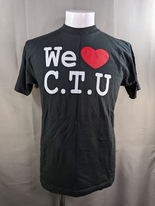 [5 fighters hand signed autograph We Love C.T.U T-shirt