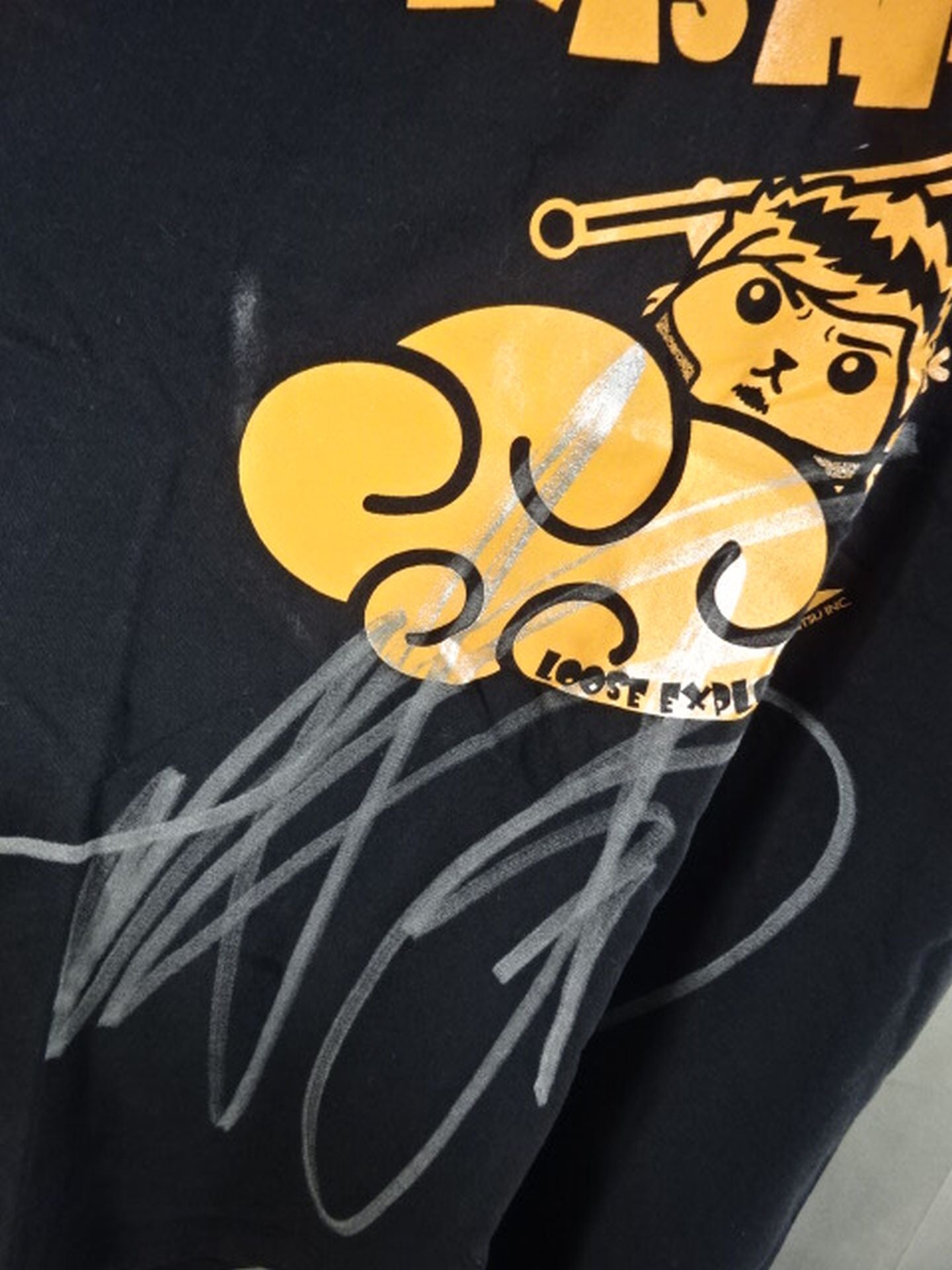 YOSHI-HASHI hand signed autograph T-shirt