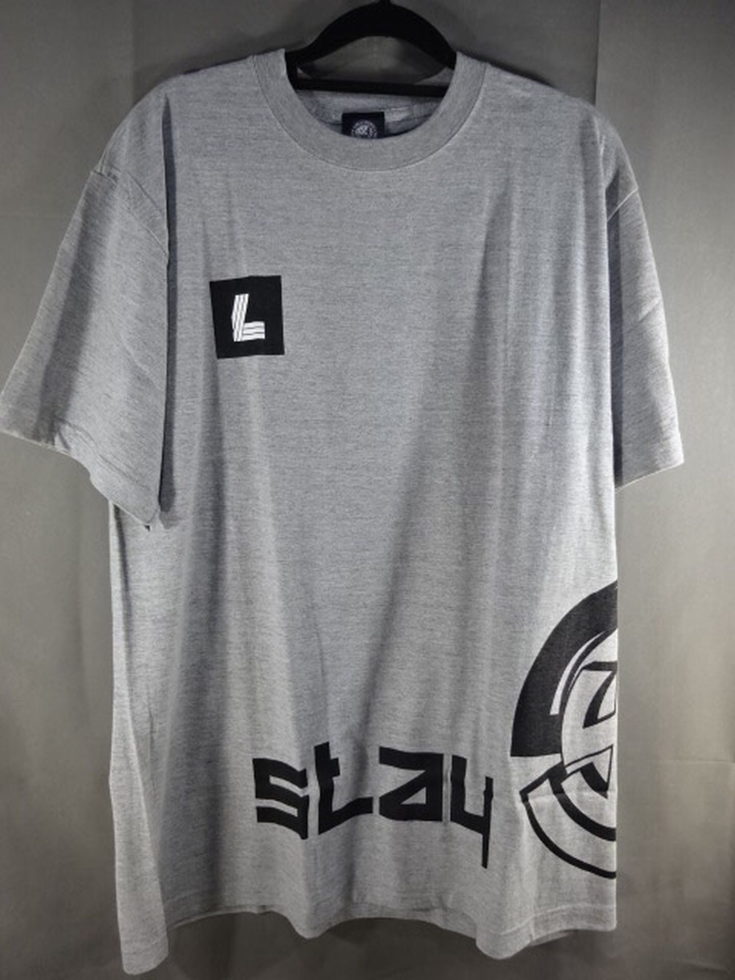 YOSHI-HASHI "STAY GOLD" T-SHIRT (GRAY)