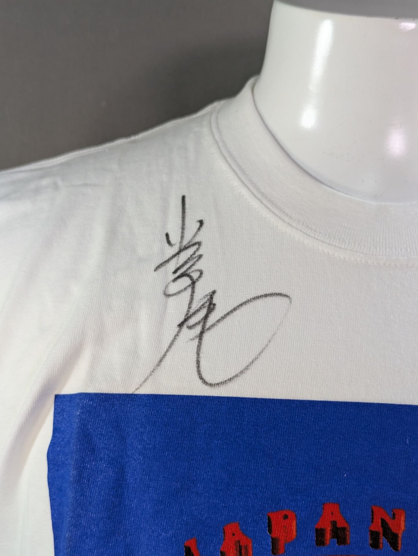 【Yoshinari Ogawa  hand signed autograph 】All DayPro Wrestling "27th ANNIVERSARY" T-shirt