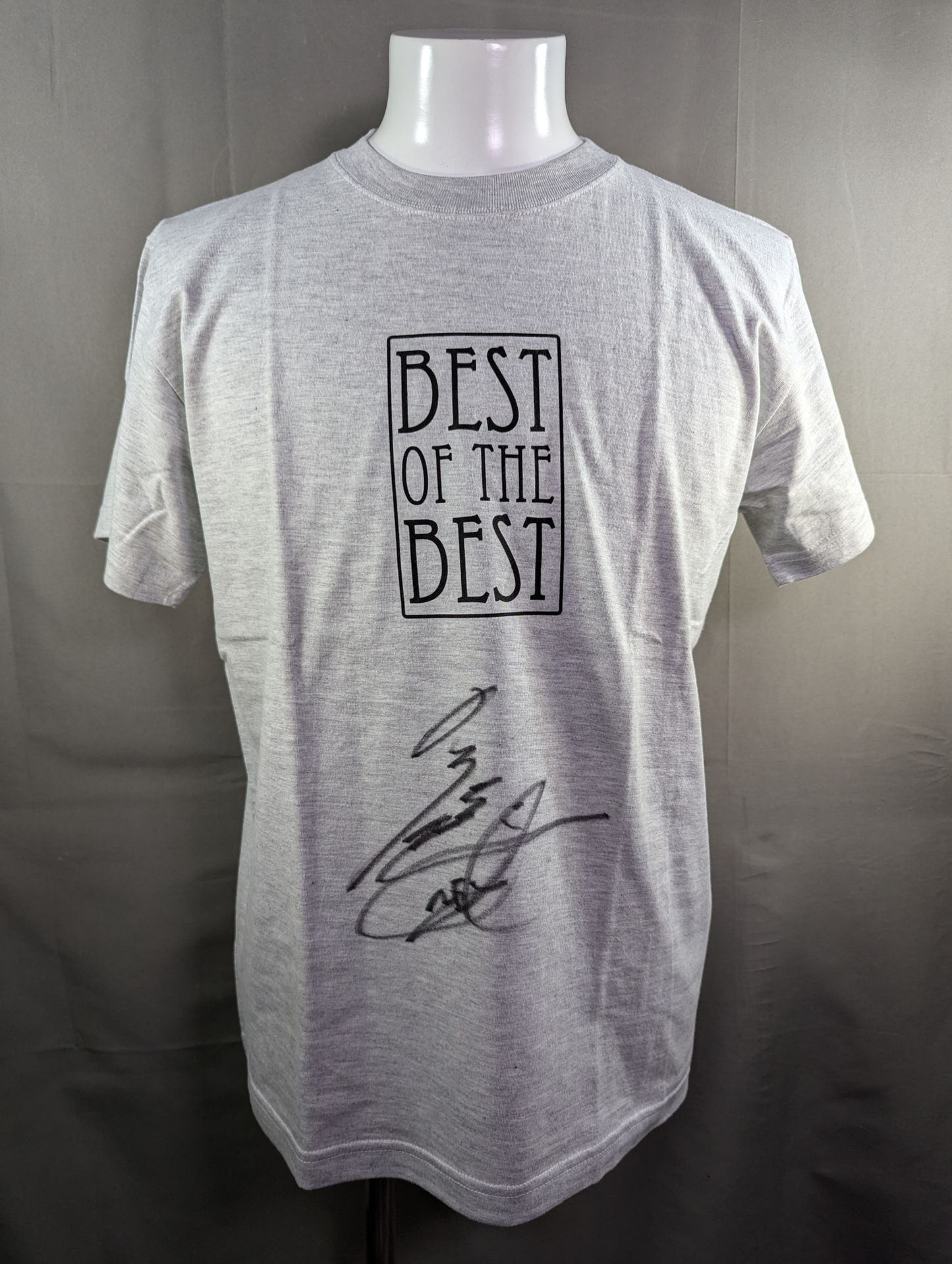 【hand signed autograph】 Kento Miyahara "BEST OF THE BEST" T-shirt (gray)