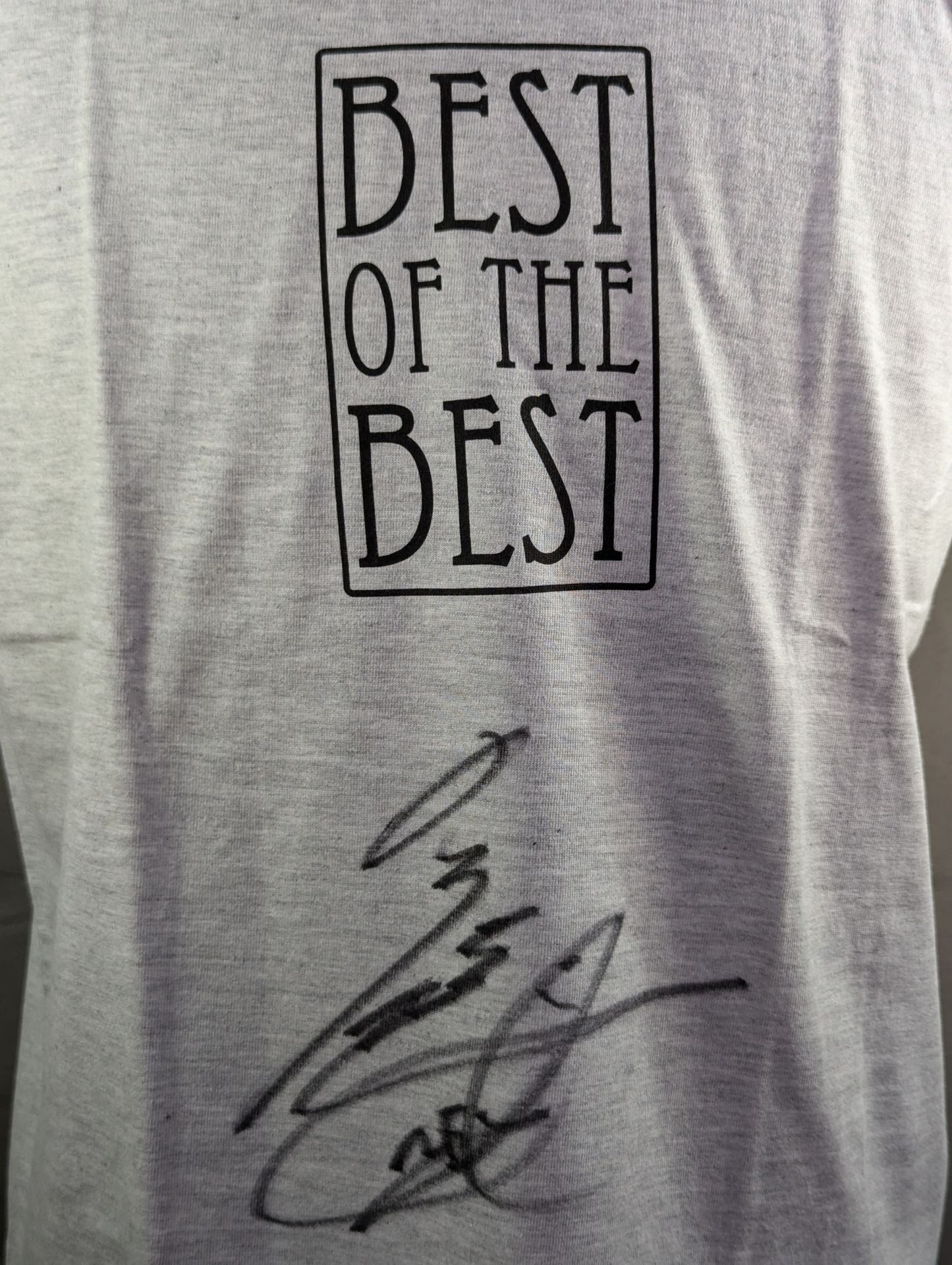 【hand signed autograph】 Kento Miyahara "BEST OF THE BEST" T-shirt (gray)