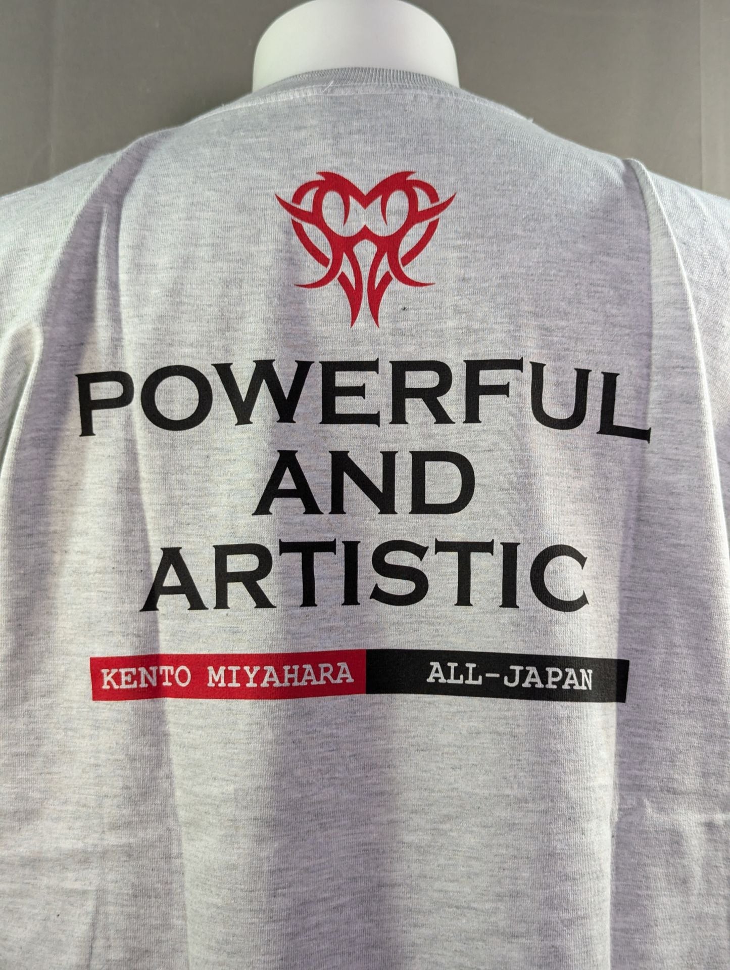 【hand signed autograph】 Kento Miyahara "BEST OF THE BEST" T-shirt (gray)