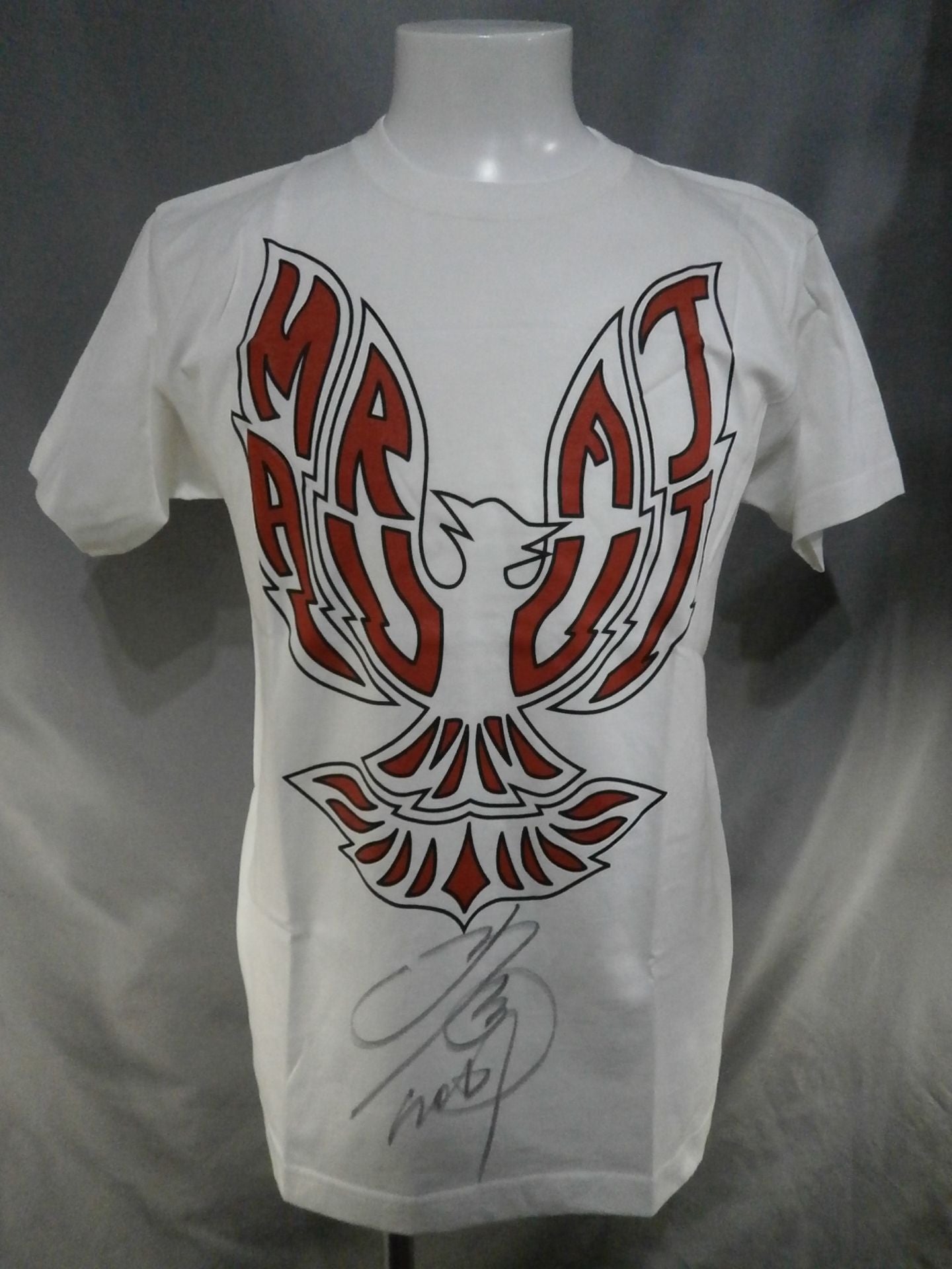 【直筆サイン入り】丸藤正道 Tシャツ③(ホワイト)