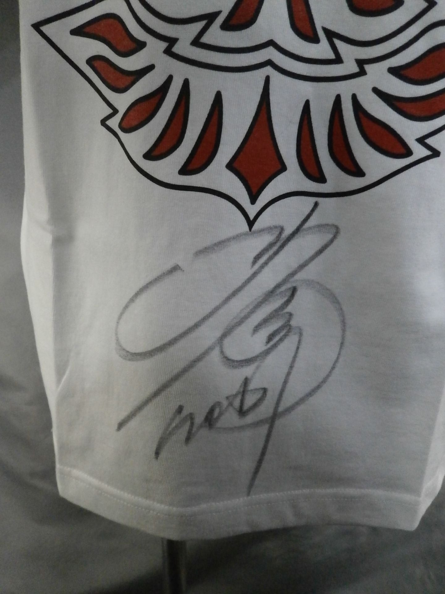 【直筆サイン入り】丸藤正道 Tシャツ③(ホワイト)