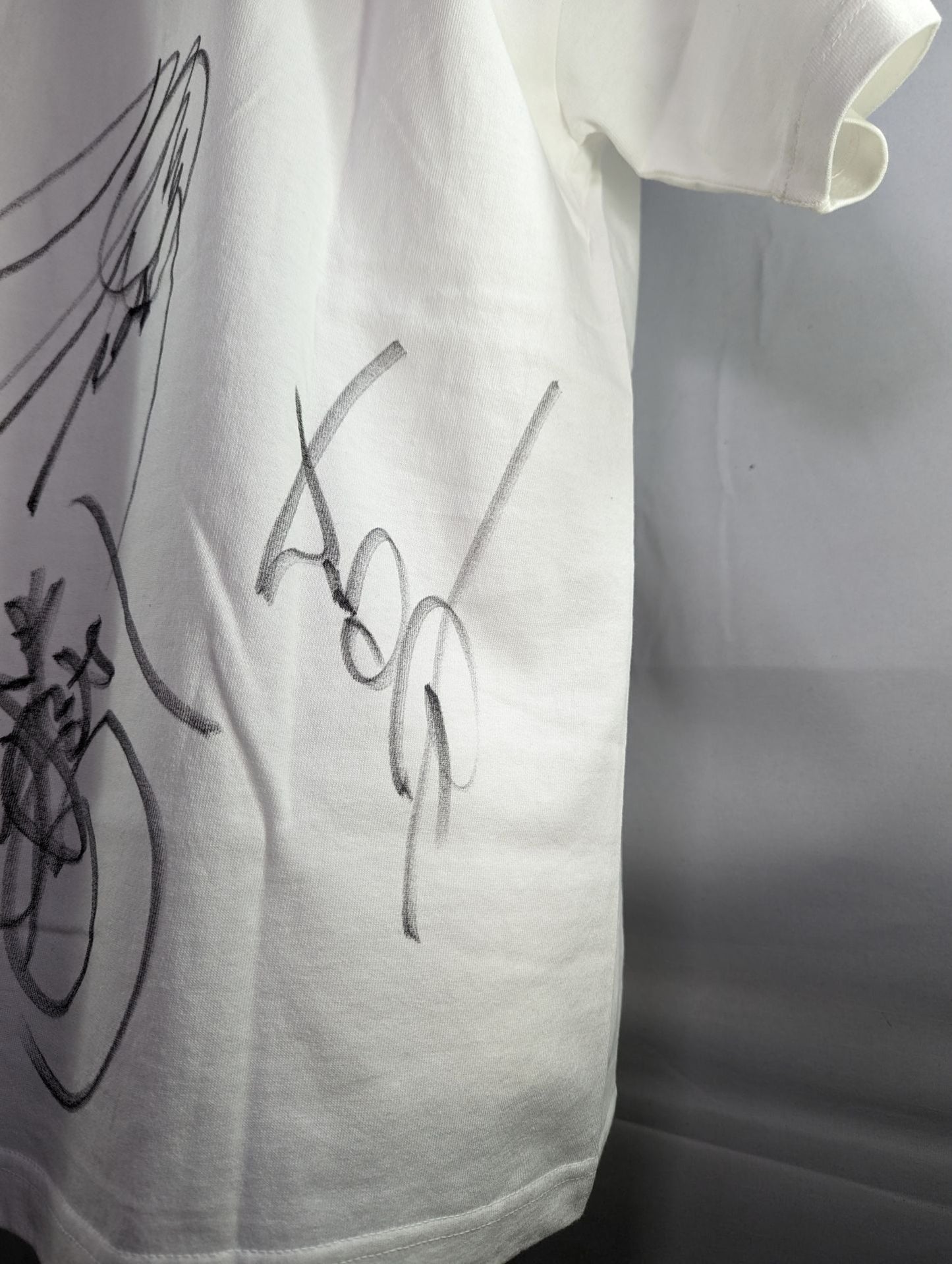 [5 fighters hand signed autograph "BRAVE" T-shirt (white)