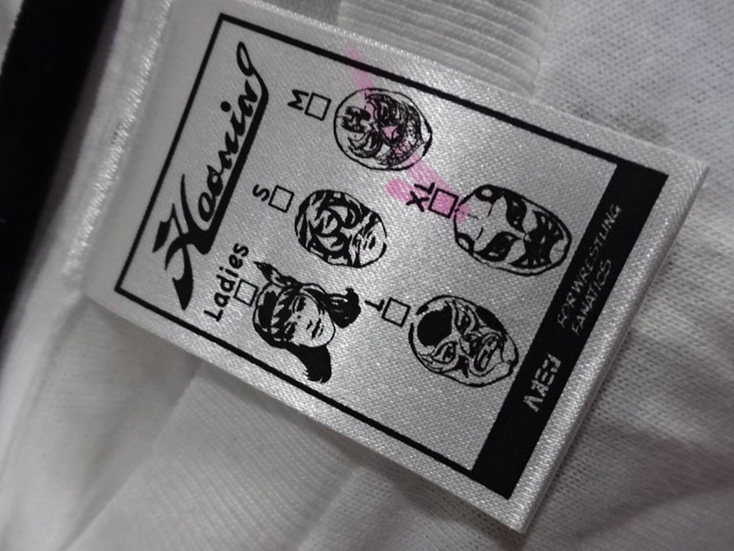 【hand signed autograph】 HAYATA×HAOMING Collaboration Embroidery T-shirt (White)