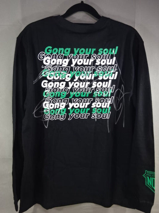 [Multiple fighters hand signed autograph NOAH "GONG YOUR SOUL" Long Sleeve T-Shirt