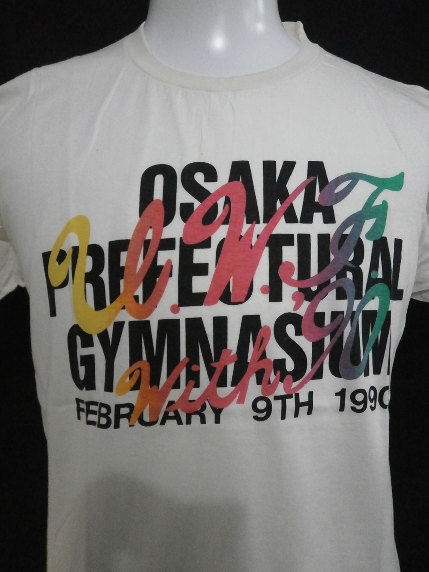 1990.2.9 大阪府立体育会館「U.W.F. with 90」Tシャツ