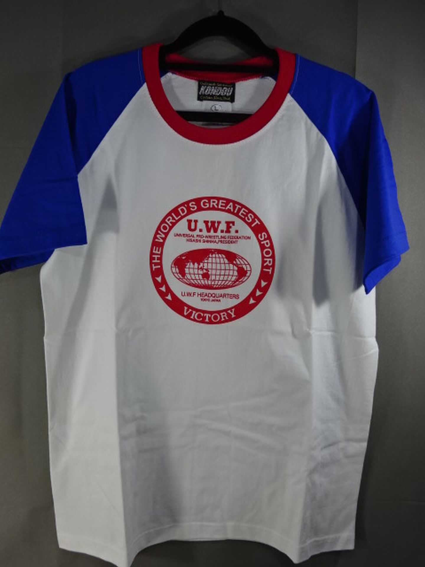 ★KONDOU製★ UWF 限定復刻 ラグランTシャツ