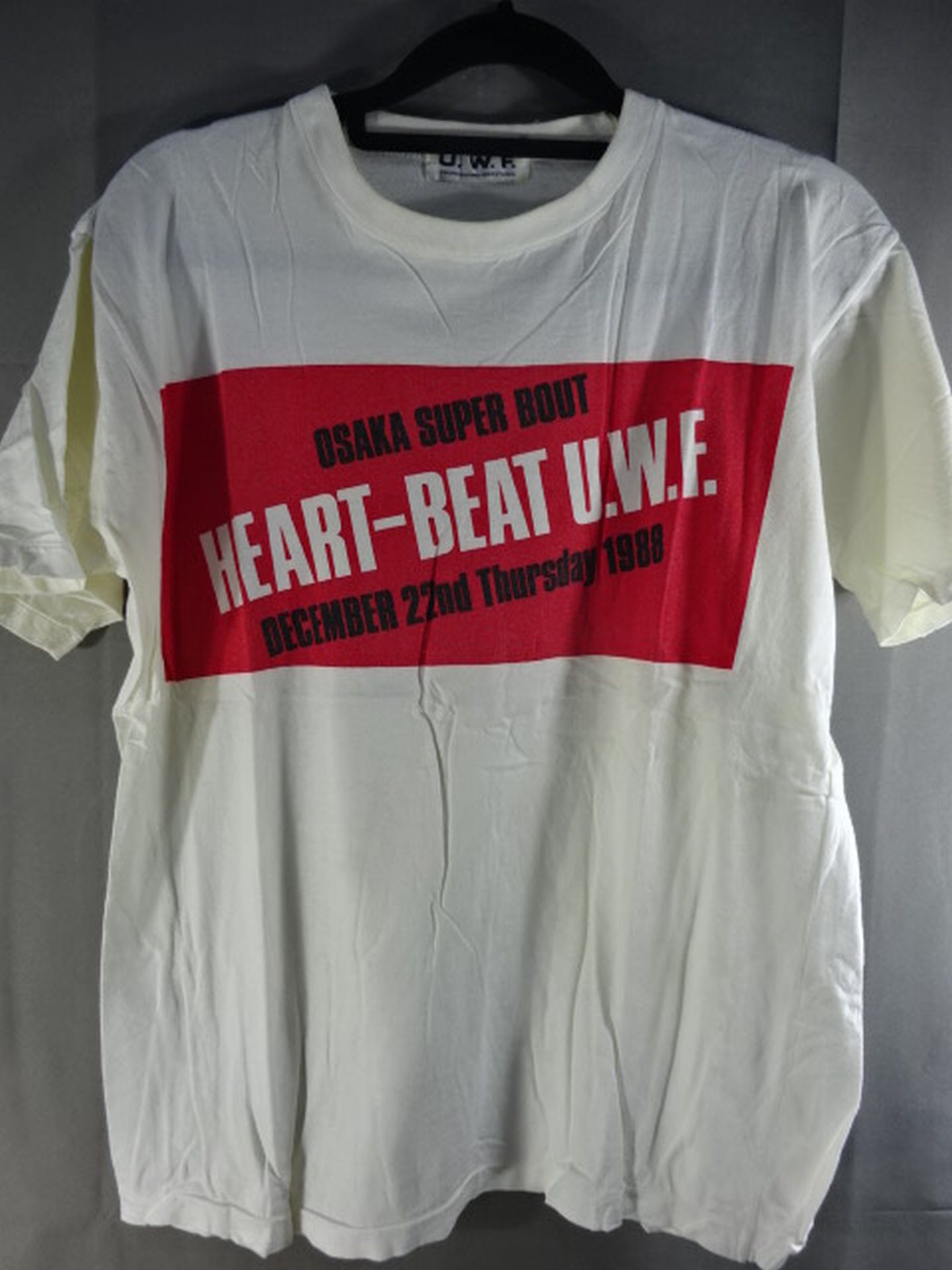UWF HEART-BEAT U.W.F. Tシャツ(1988.12.22)