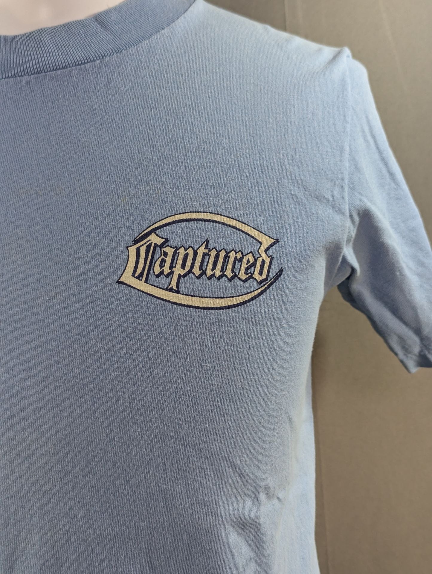 前田日明 Captured 1998.7.20 LASTMATCH Tシャツ(ライトブルー)