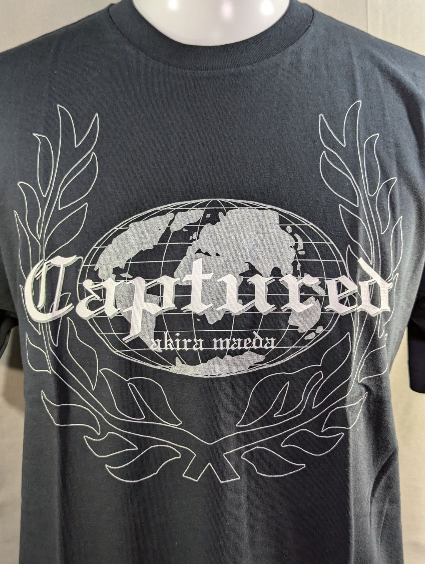 Akira Maeda  "Captured" T-shirt (2) (Black)
