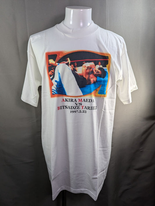 1997.5.23 前田日明vsビターゼ・タリエル フォト Tシャツ