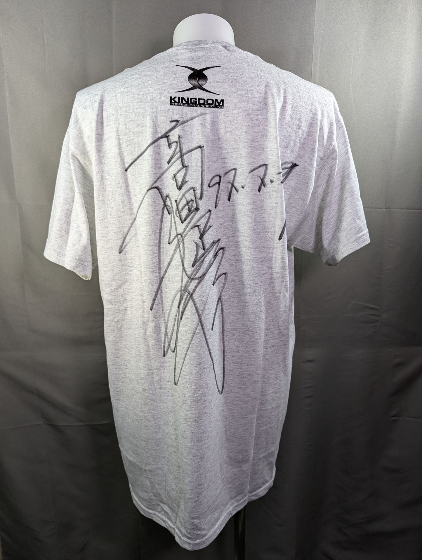 【高田延彦 直筆サイン入り】キングダム「birth」Tシャツ