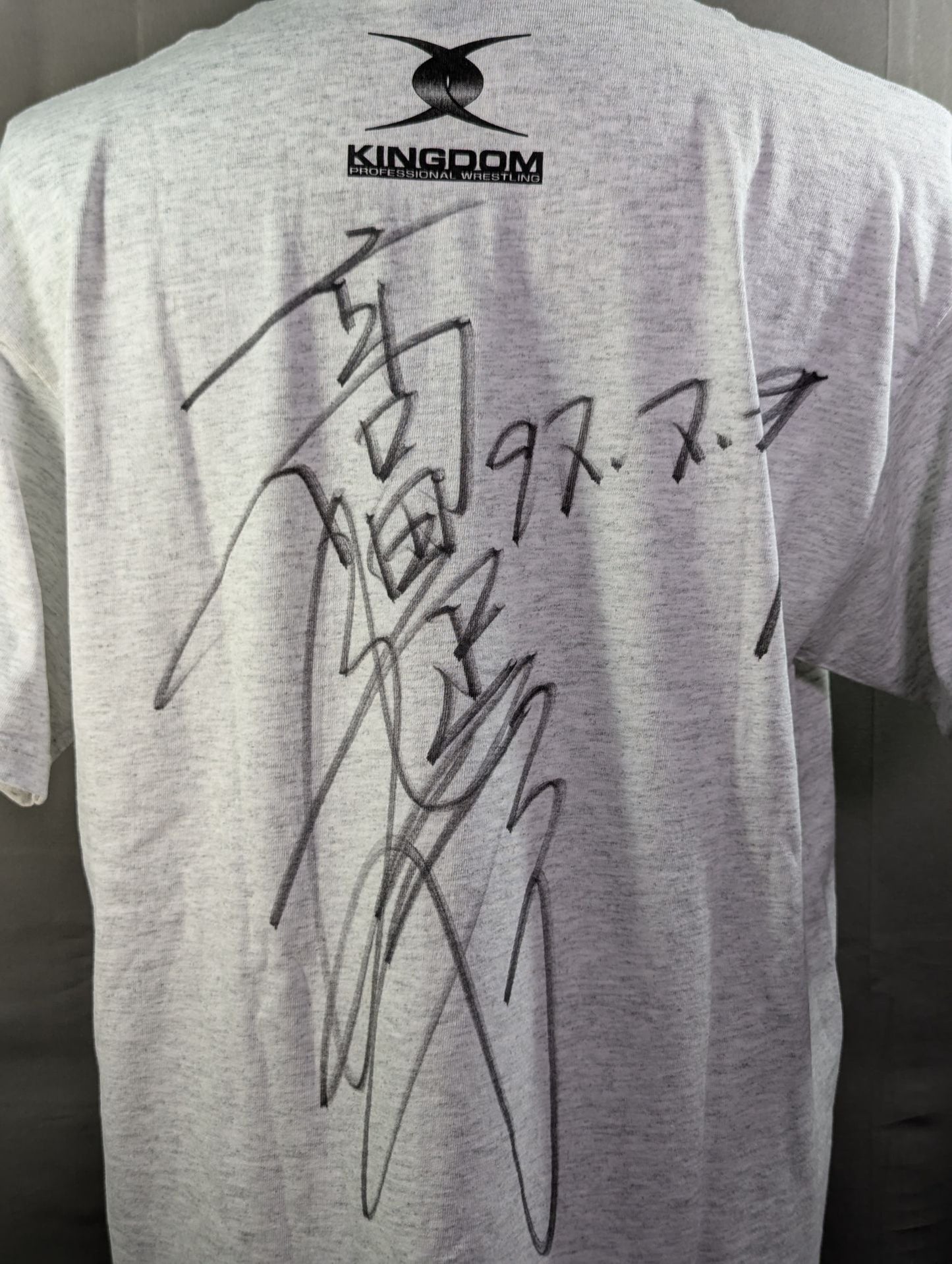 【高田延彦 直筆サイン入り】キングダム「birth」Tシャツ