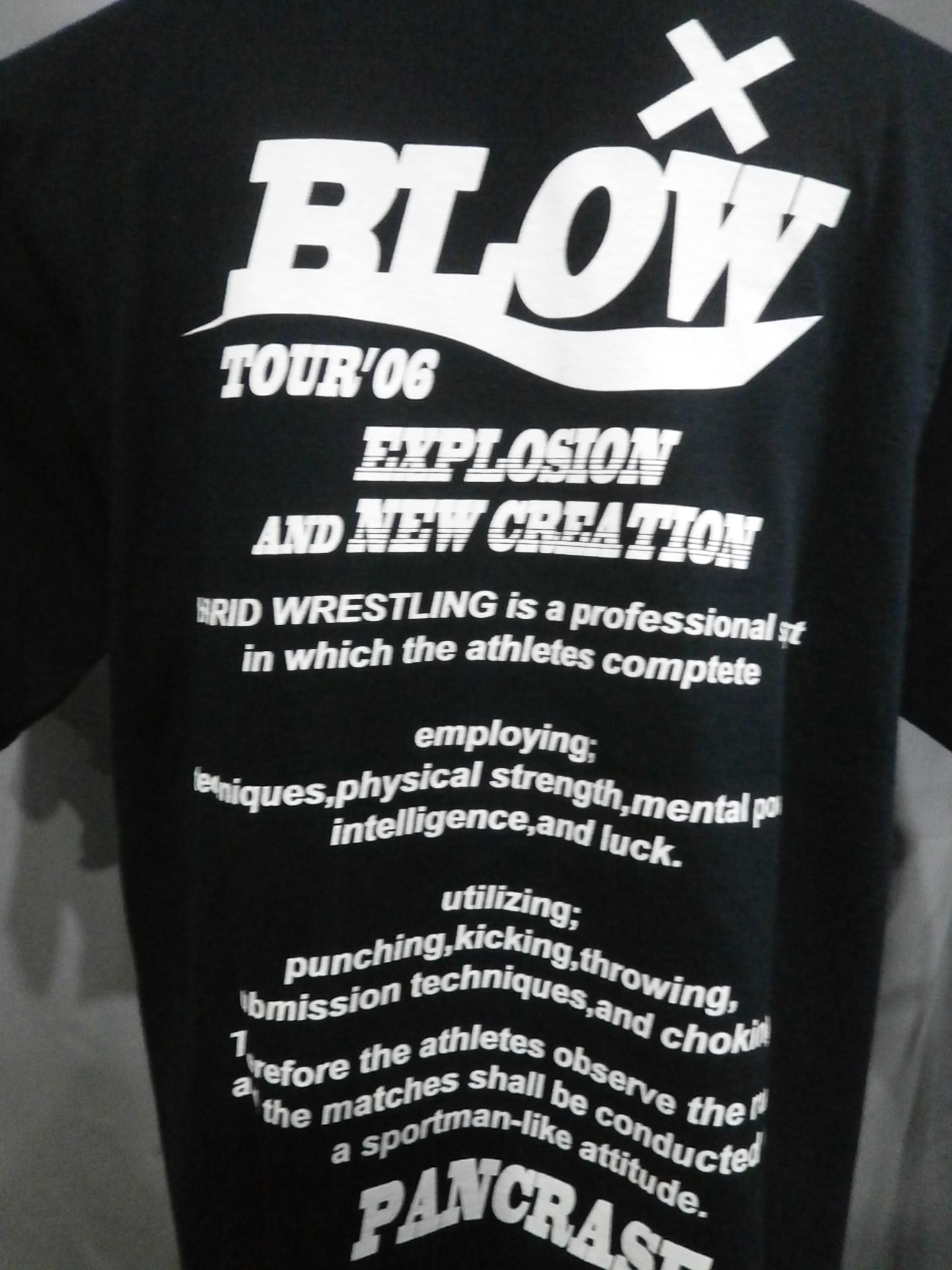 パンクラス「BLOW TOUR ’06」Tシャツ