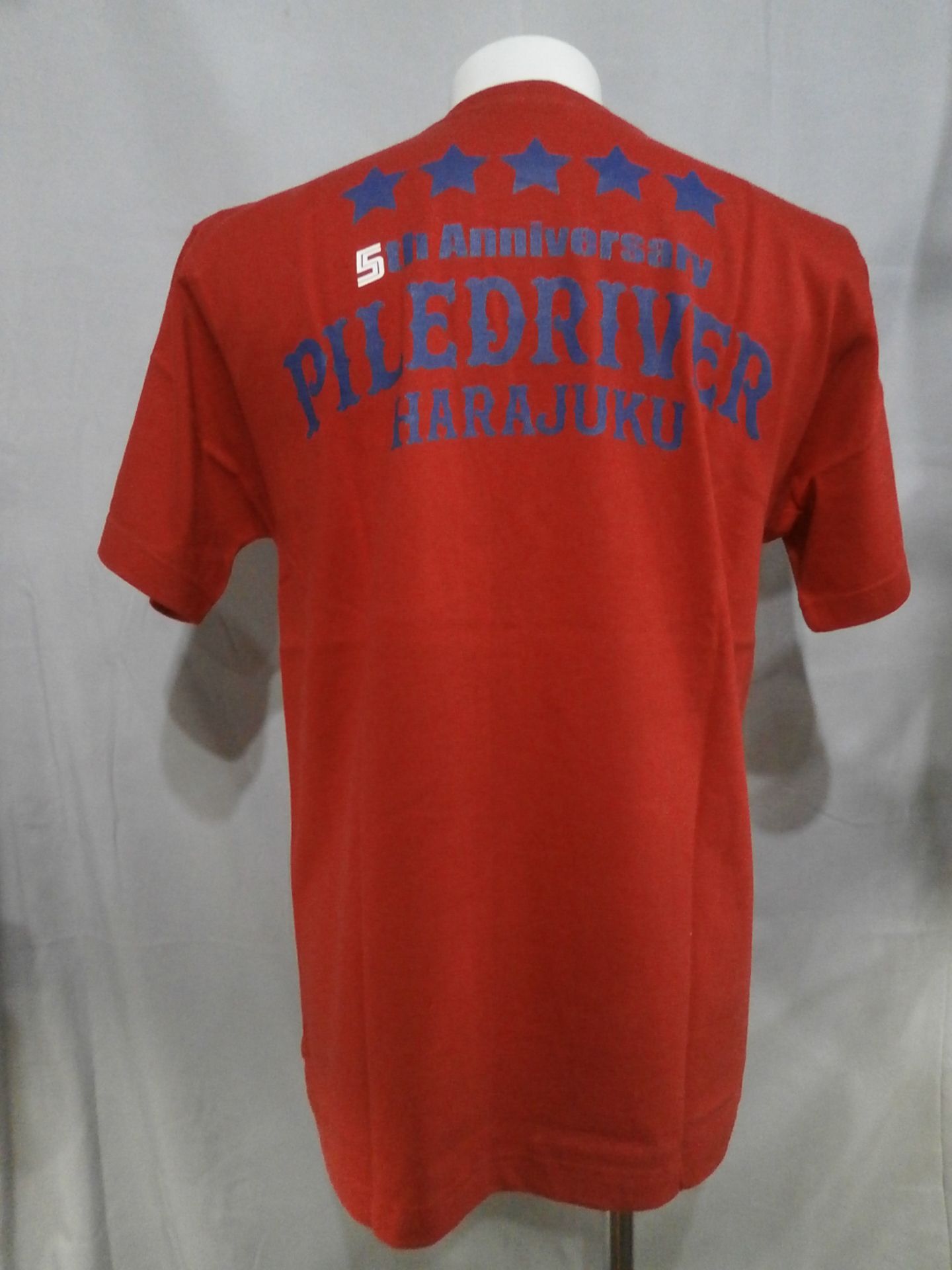 パイルドライバー原宿 5周年記念 Tシャツ②(レッド)