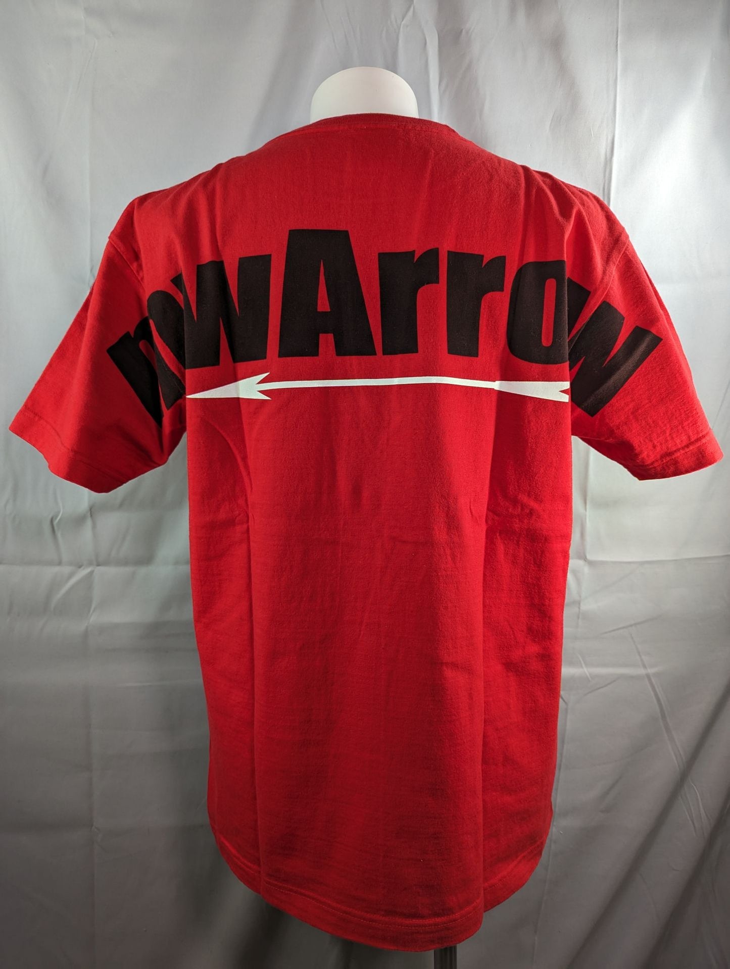【hand signed autograph】  Minoru Suzuki "mwArrow" T-shirt (2) (Red)