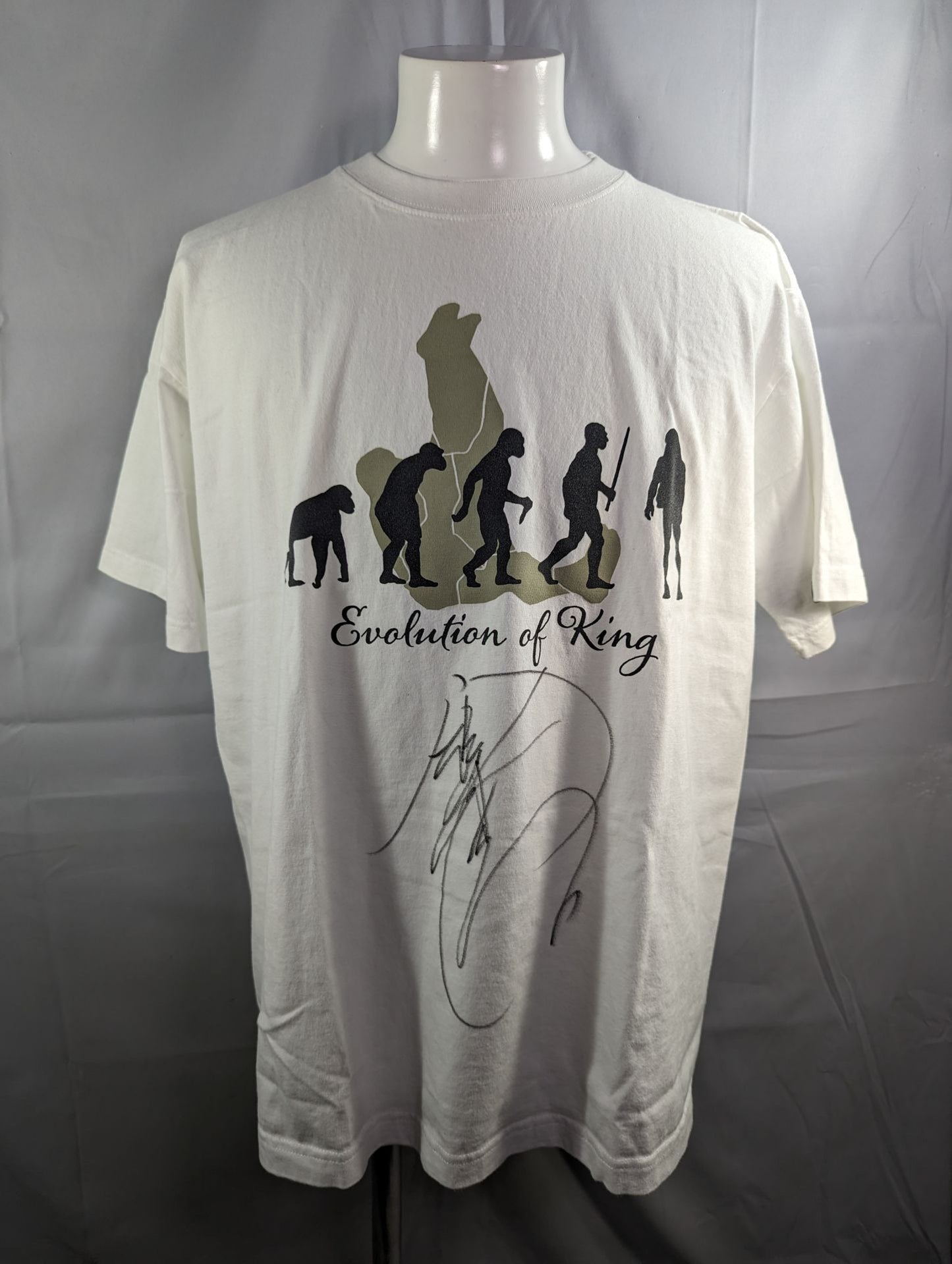【直筆サイン入り】鈴木みのる「Evolution of King」Tシャツ