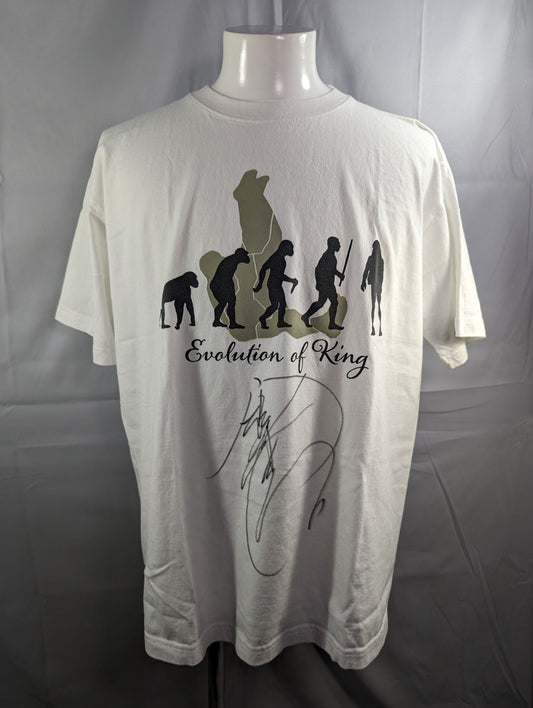 【hand signed autograph】  Minoru Suzuki "Evolution of King" T-shirt