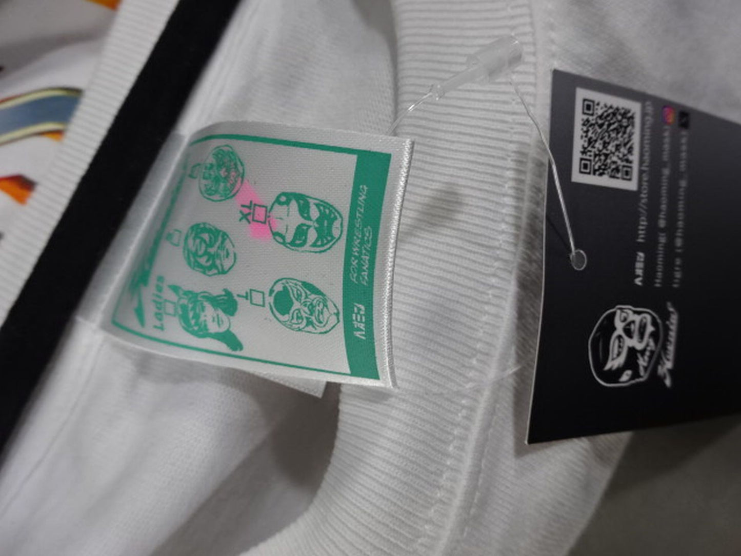 ★PILEDRIVER×HAOMING★ Minoru Suzuki "Gotch Style Piledriver" T-shirt (White)