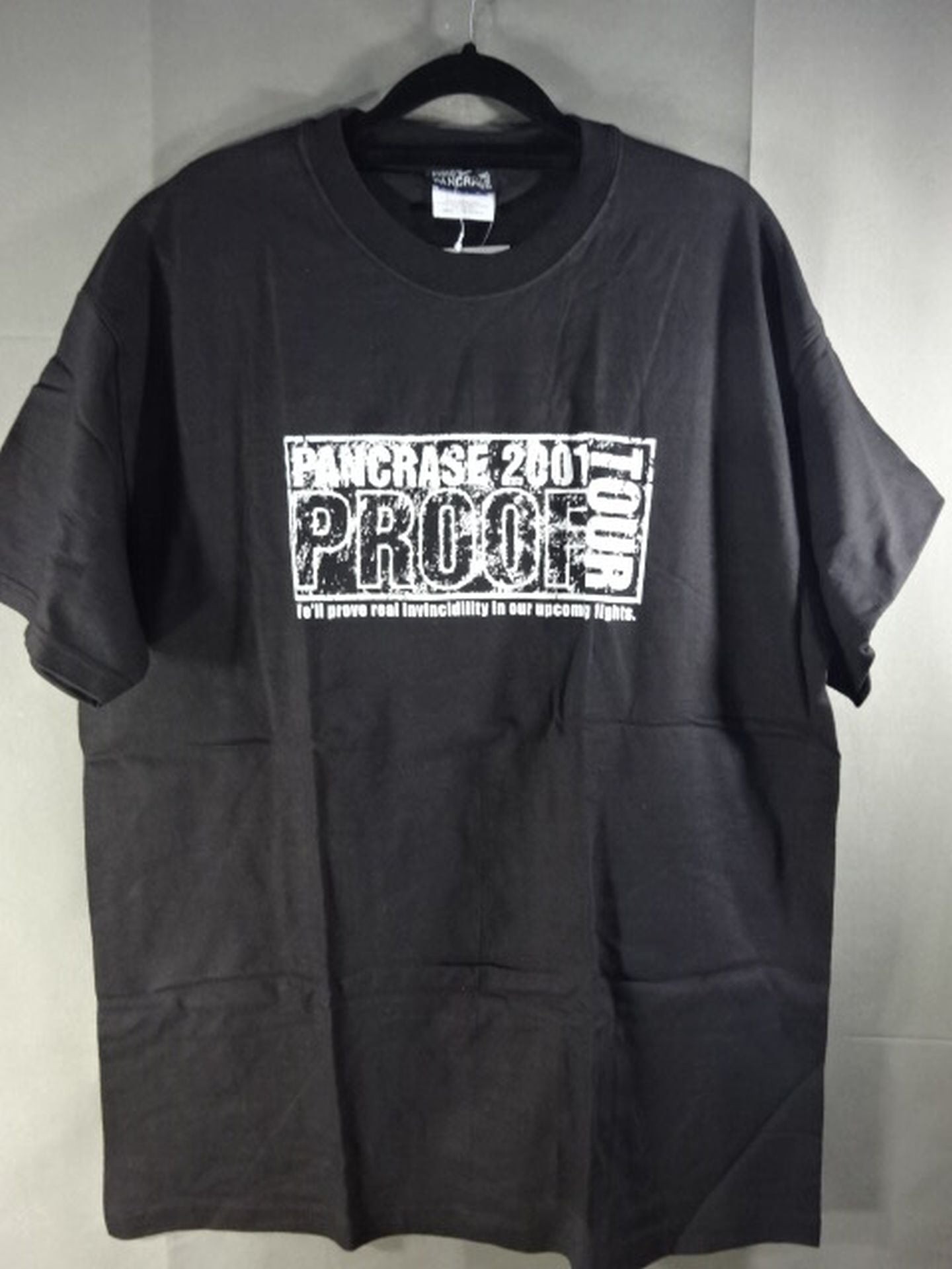 Pancrase "2001 PROOF TOUR" T-shirt