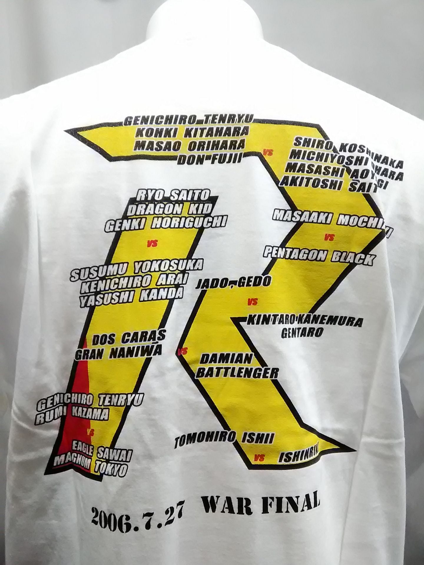 WAR FINAL "~REBORN TO FUTURE~" T-shirt