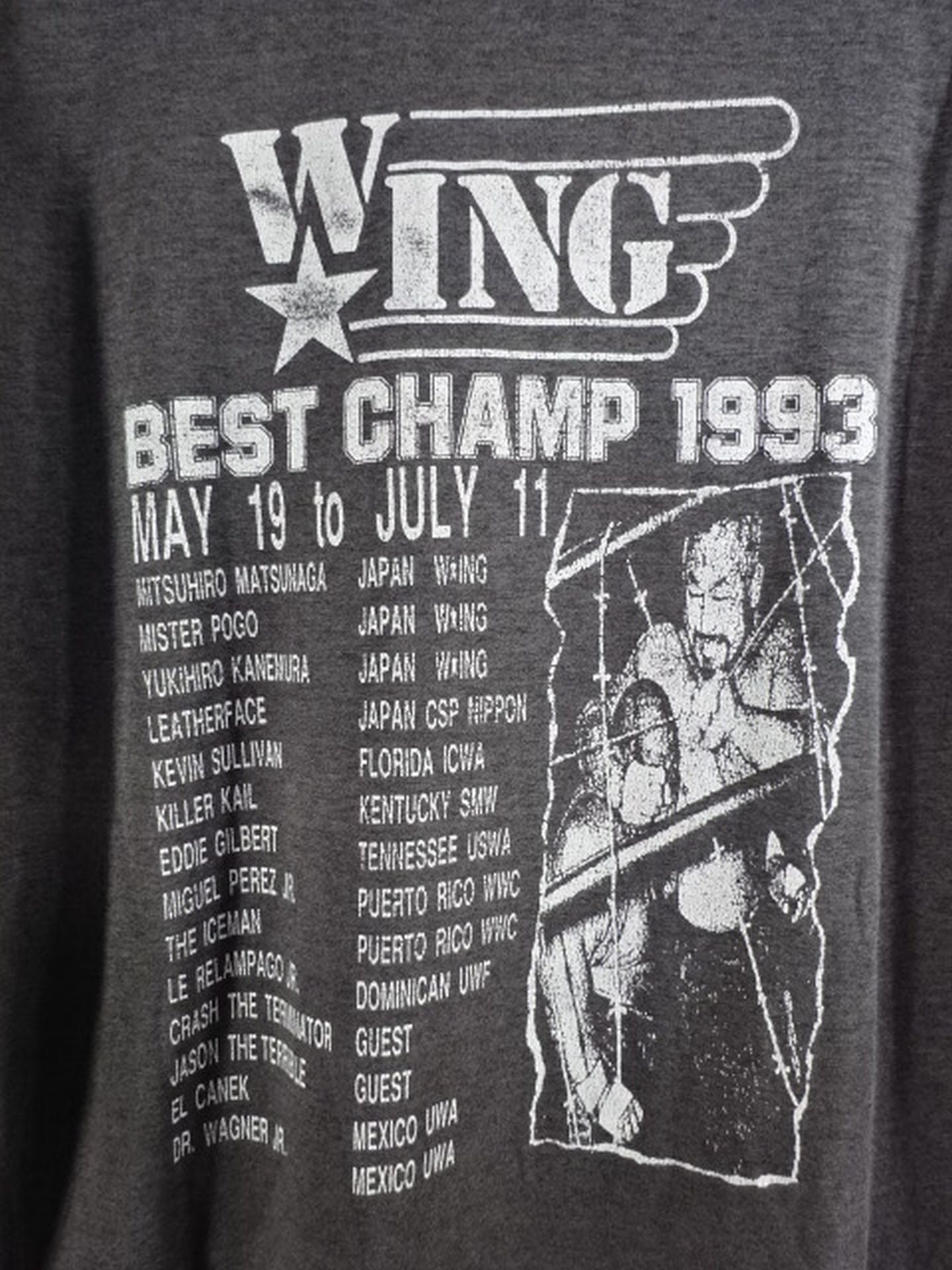 W☆ING 「BEST CHAMP 1993」 Tシャツ