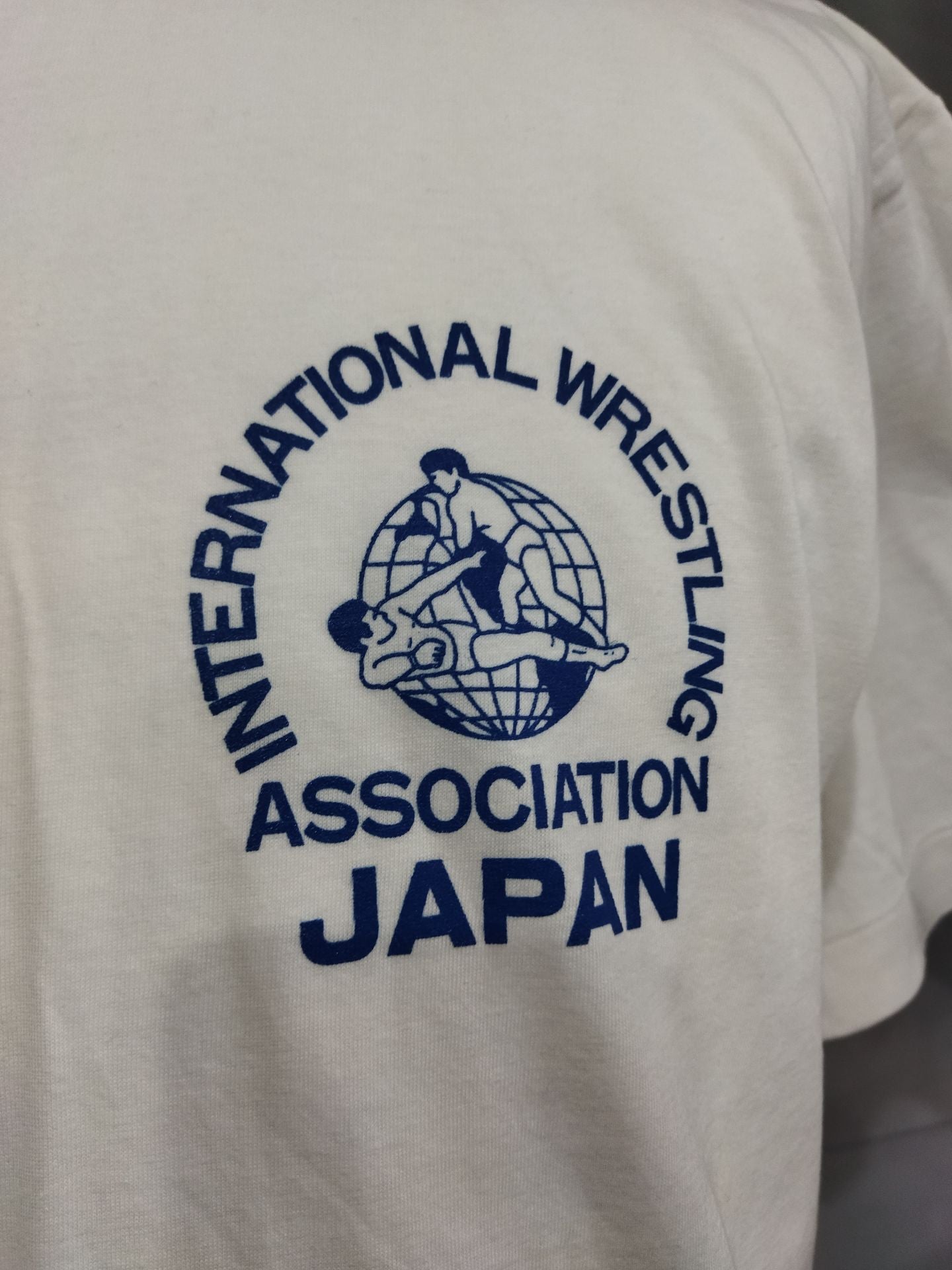 【山田圭介 直筆サイン入り】IWA JAPAN ワンポイントロゴTシャツ(ホワイト)