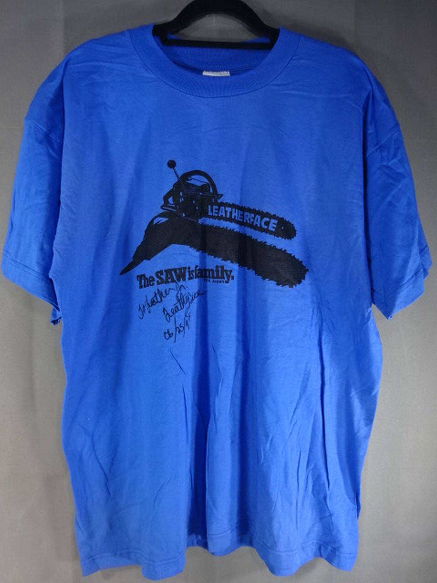 レザー・フェイス「WARNING」Tシャツ