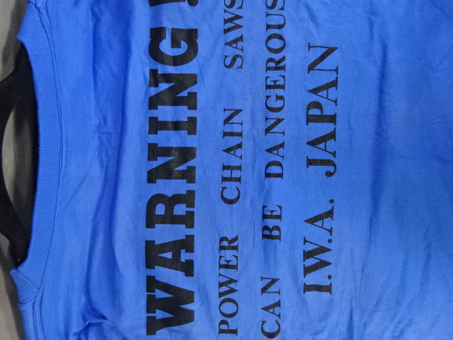 レザー・フェイス「WARNING」Tシャツ