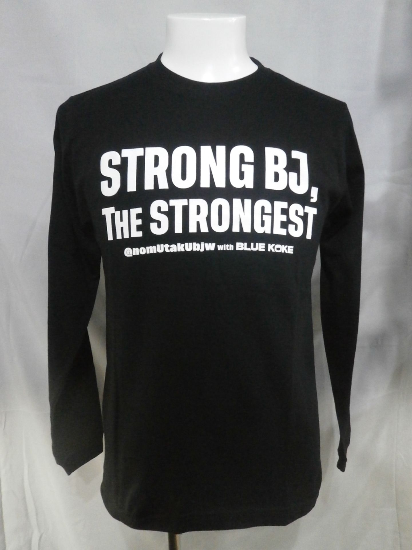 Takuya Nomura  "STRONG BJ, THE STRONGEST" Long Sleeve T-Shirt (1) (Black)