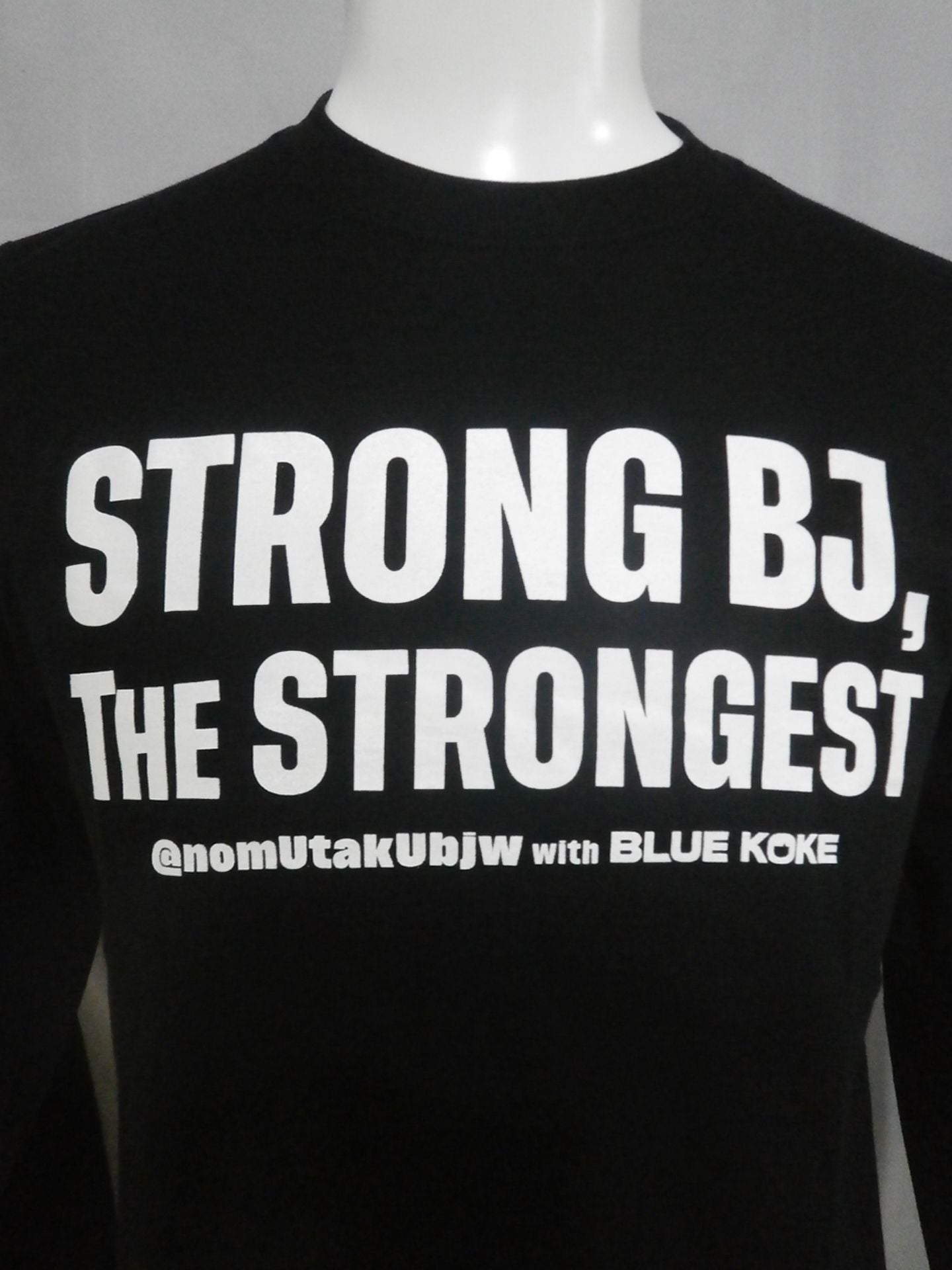 Takuya Nomura  "STRONG BJ, THE STRONGEST" Long Sleeve T-Shirt (1) (Black)
