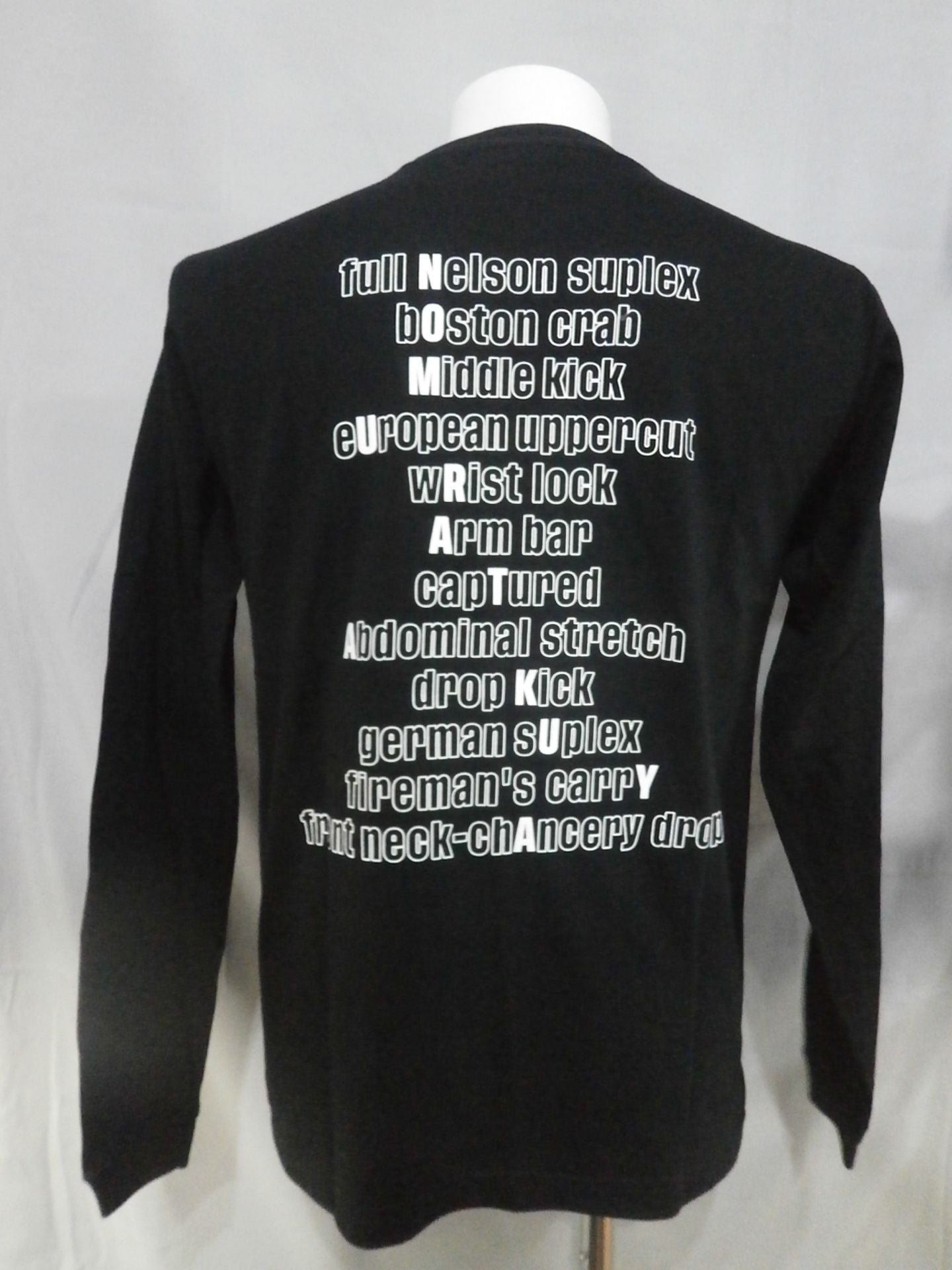 Takuya Nomura  "STRONG BJ, THE STRONGEST" Long Sleeve T-Shirt (1) (Black)