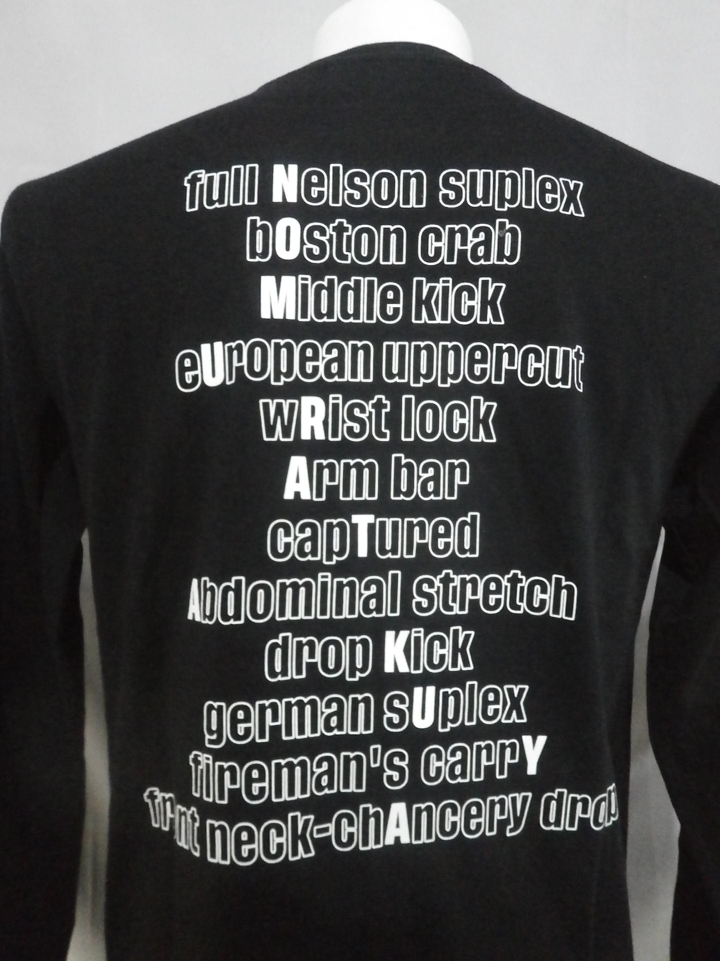 Takuya Nomura  "STRONG BJ, THE STRONGEST" Long Sleeve T-Shirt (1) (Black)