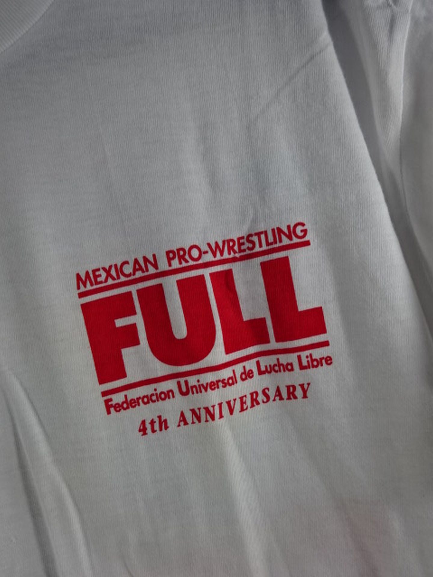 ★ Mexican Pro-wrestling FULL "4th ANNIVERSARY" T-shirt ★