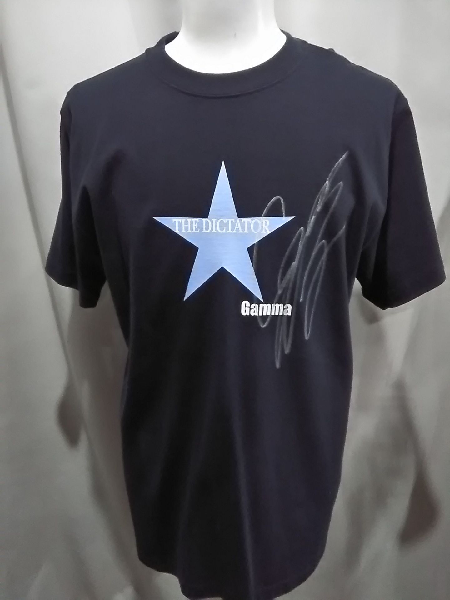 【hand signed autograph】 Gamma "THE DICTATOR" T-shirt